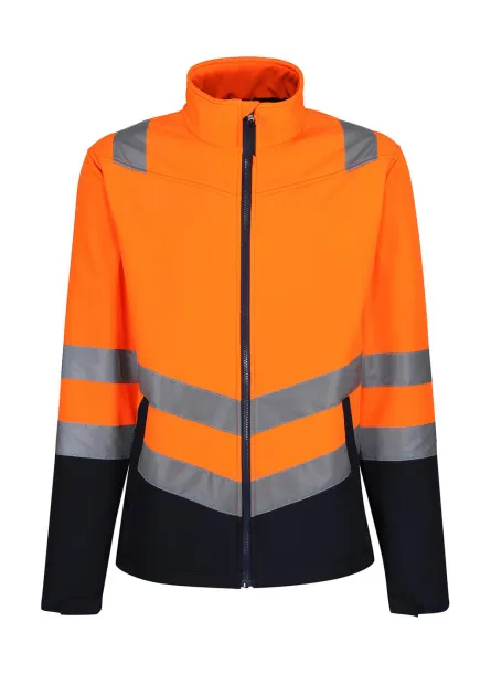  Hi-Vis sigurnosna softshell jakna - Regatta High Visibility Narančasta Mornarsko plava