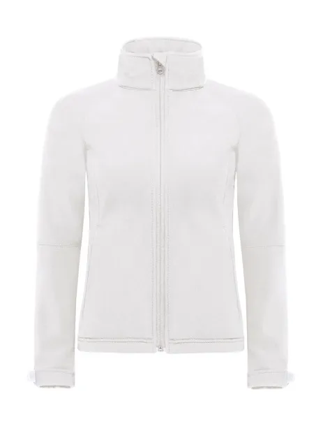  Hooded Softshell/women - B&C Outerwear Bijela