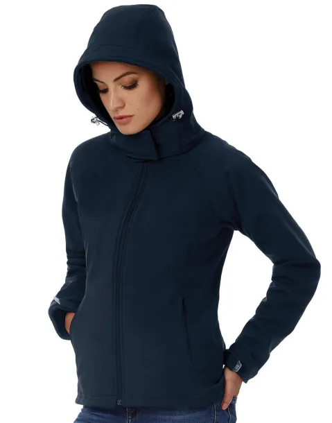  Ženska softshell jakna s kapuljačom - B&C Outerwear