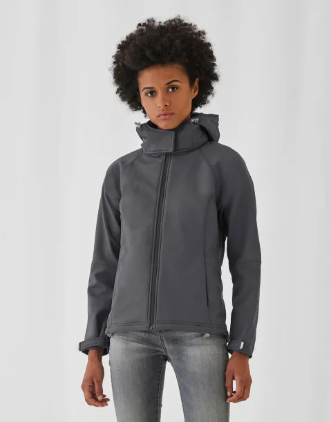  Hooded Softshell/women - B&C Outerwear