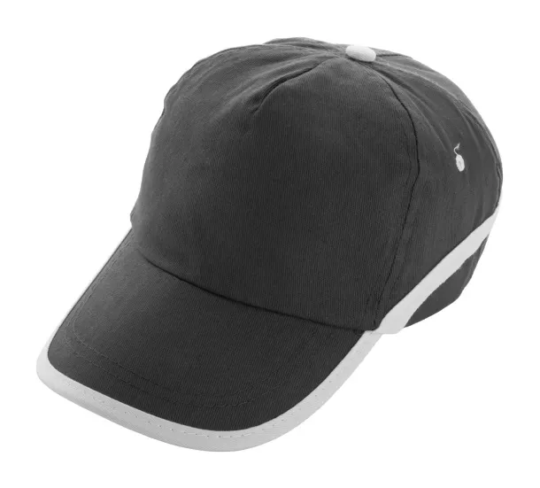 Line baseball cap Black