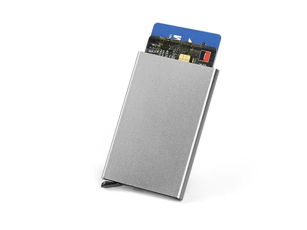 ARMOR card holder with RFID protection Silver