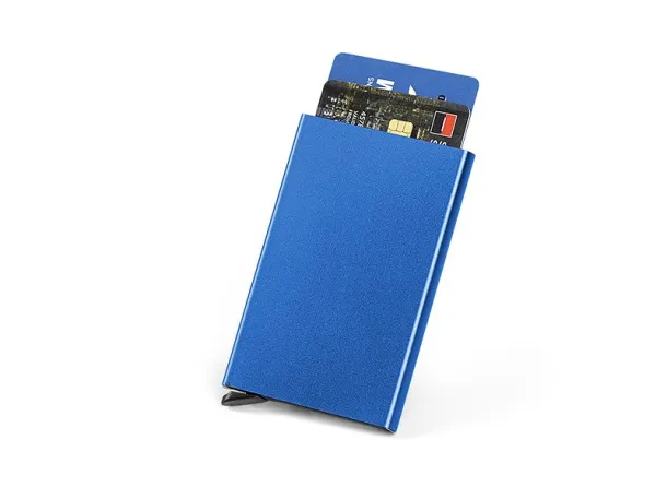 ARMOR card holder with RFID protection Blue