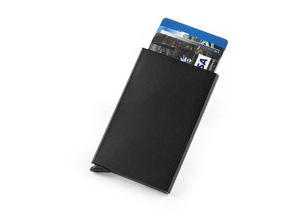 ARMOR card holder with RFID protection Black