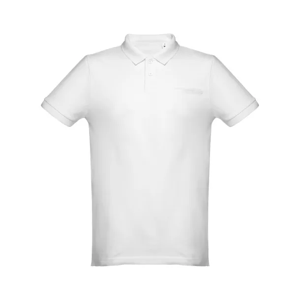 DHAKA muška polo majica, 195 g/m² Bijela