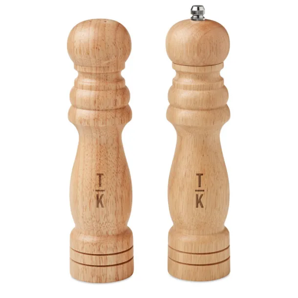 TIURRET Set of 2 rubber wood grinders Wood