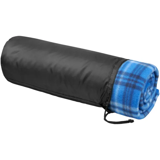 Scot checkered plaid blanket - Bullet Royal blue