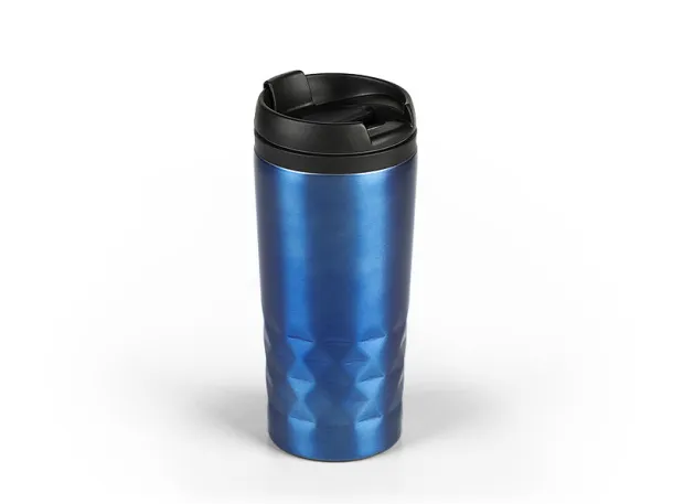 DIAMOND Metal travel mug Blue