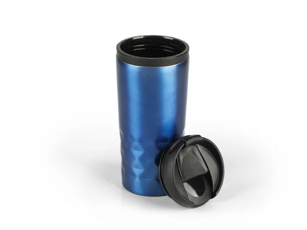 DIAMOND Metal travel mug Blue