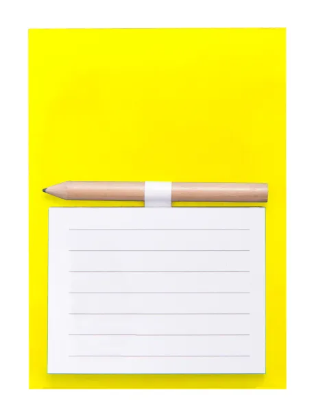 Yakari magnetic notepad Yellow