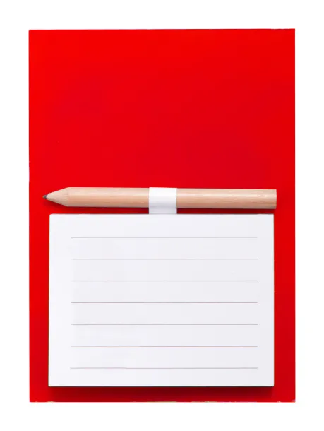 Pecfri magnetic notepad Red