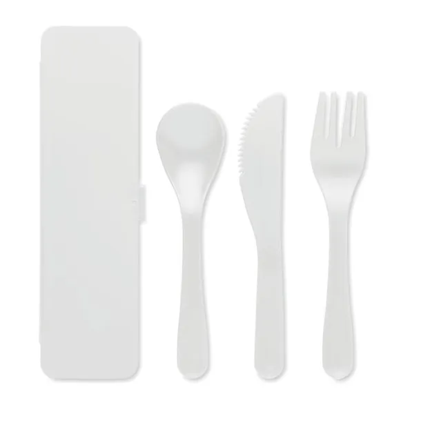 RIGATA Cutlery set in PP White