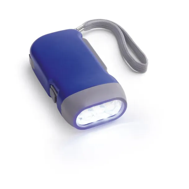 EDDIE Dynamo flashlight Blue