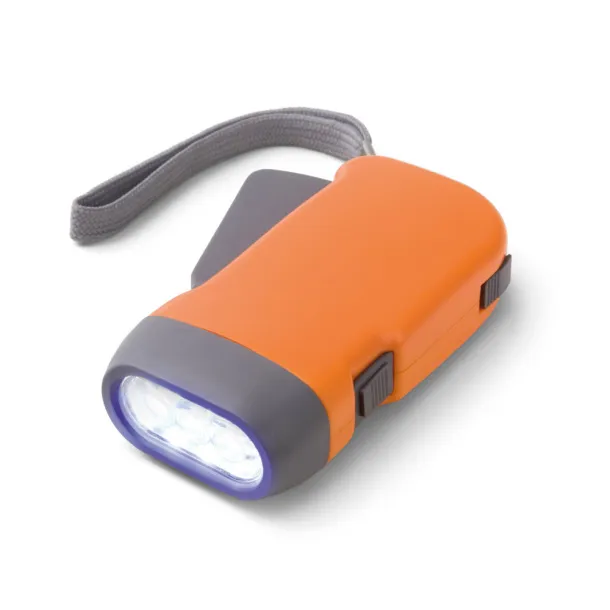 EDDIE Dynamo flashlight Orange