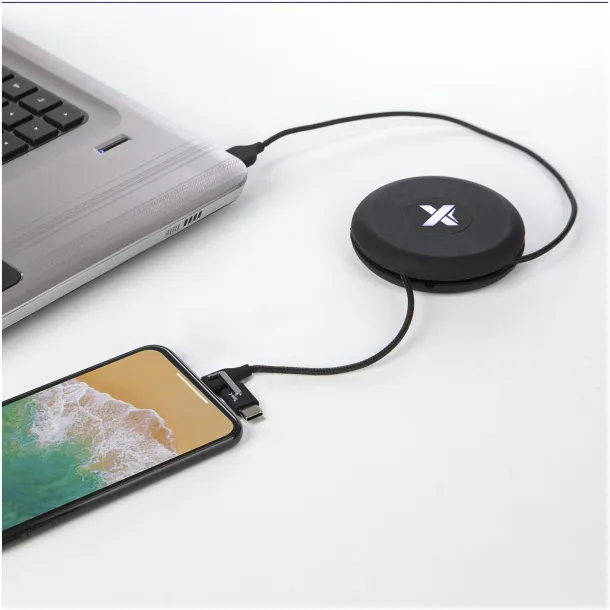 SCX.design C18 travel light-up cable - SCX.design Crna