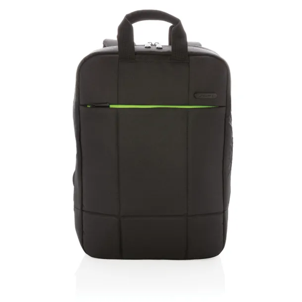  Soho business RPET 15.6" laptop backpack PVC free - XD Xclusive Black 374