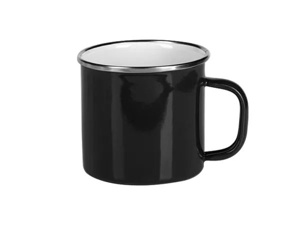 NORA Enamel mug, 350 ml - CASTELLI Black