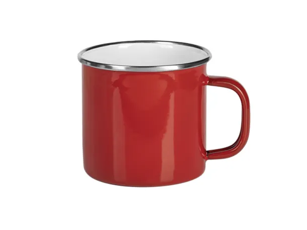 NORA Enamel mug, 350 ml - CASTELLI Red