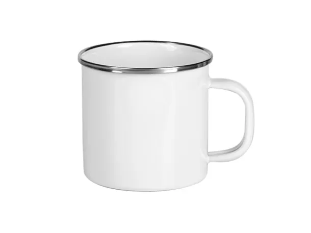 NORA Enamel mug, 350 ml - CASTELLI White