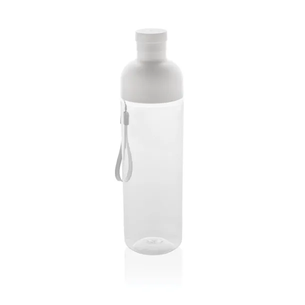  Impact RCS recycled PET leakproof water bottle 600ML - XD Collection White 