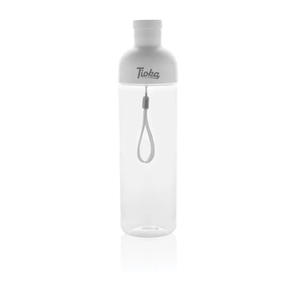  Impact RCS recycled PET leakproof water bottle 600ML - XD Collection White 