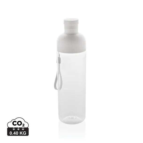  Impact RCS recycled PET leakproof water bottle 600ML - XD Collection White 