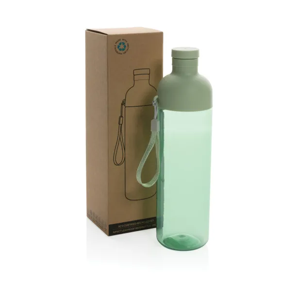  Impact RCS recycled PET leakproof water bottle 600ML - XD Collection Green 