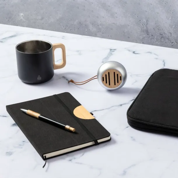  Recycled stainless steel mug 400 ml Srebrna