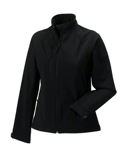  Ladies' Softshell Jacket - Russell  Black