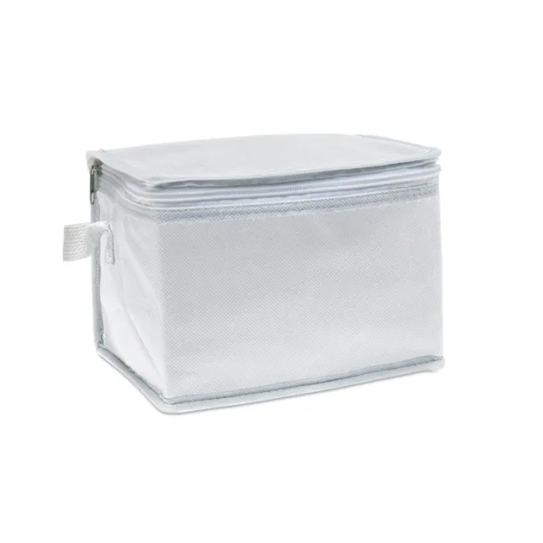 PROMOCOOL Nonwoven 6 can cooler bag White