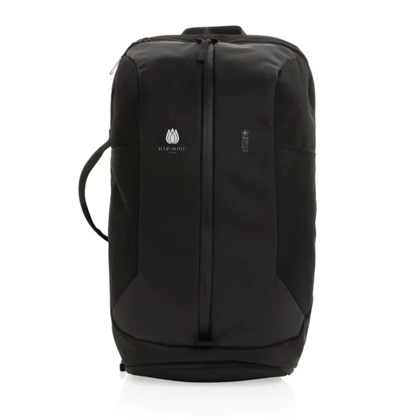  Swiss Peak AWARE™ RPET 15.6 inch work/gym backpack - Swiss Peak Black 