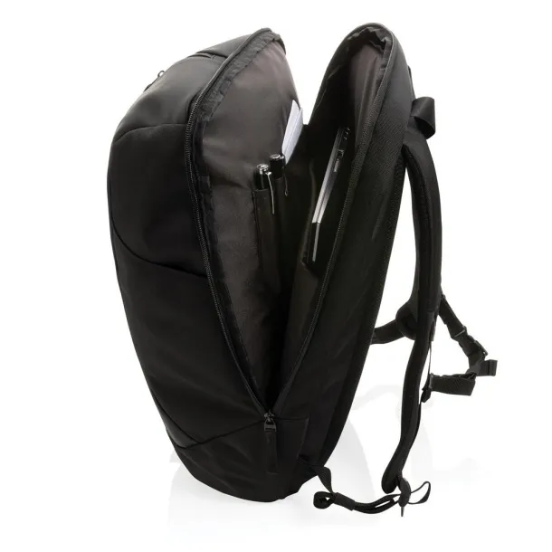  Swiss Peak AWARE™ RPET 15.6 inch work/gym backpack - Swiss Peak Black 