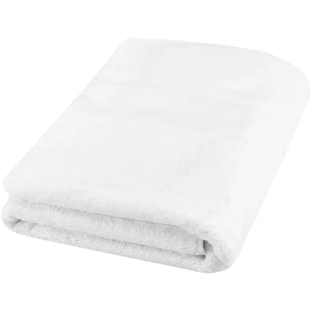 Amelia 450 g/m² cotton bath towel 70x140 cm - Unbranded White