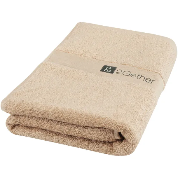 Amelia 450 g/m² cotton bath towel 70x140 cm Beige