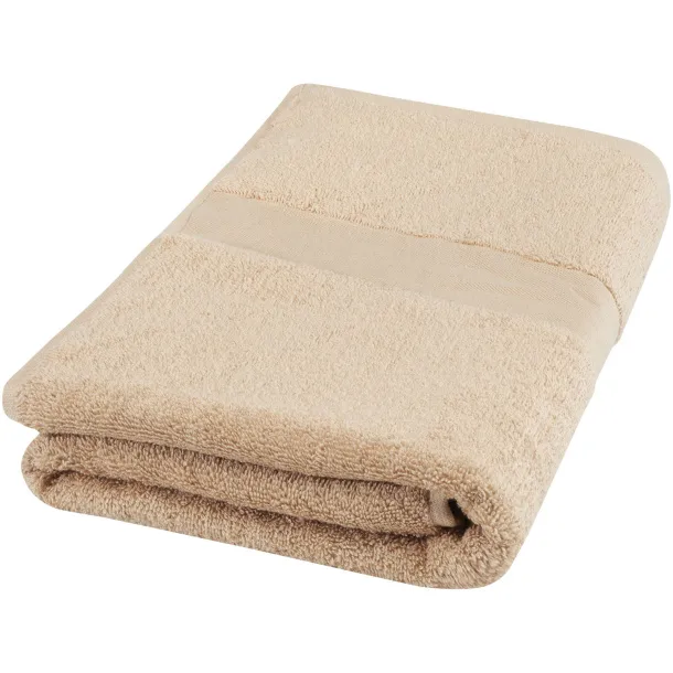 Amelia 450 g/m² cotton bath towel 70x140 cm Beige