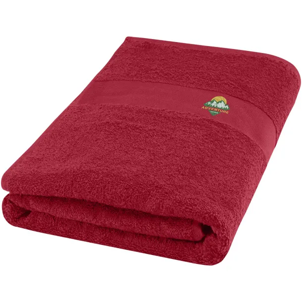 Amelia 450 g/m² cotton bath towel 70x140 cm Red