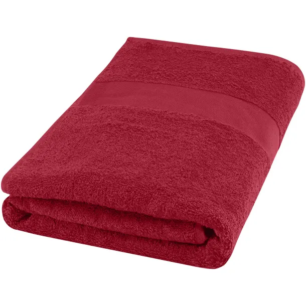 Amelia 450 g/m² cotton bath towel 70x140 cm - Unbranded Red