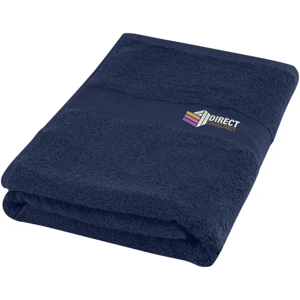 Amelia 450 g/m² cotton bath towel 70x140 cm - Unbranded Navy Blue