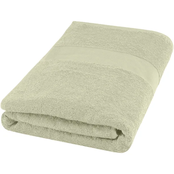 Amelia 450 g/m² cotton bath towel 70x140 cm - Unbranded Light grey