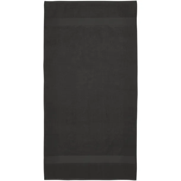 Amelia 450 g/m² cotton bath towel 70x140 cm - Unbranded Anthracite