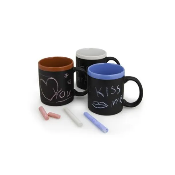  Ceramic mug for drawing 300 ml, chalk Crvena