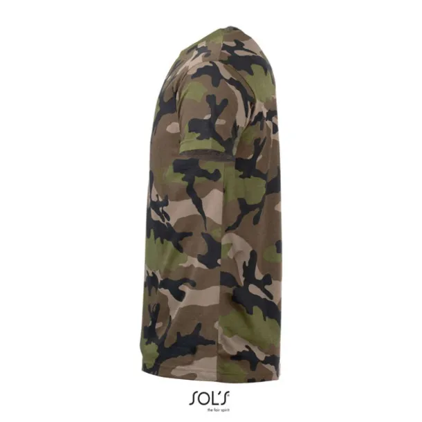  Maskirna majica kratkih rukava, 150 g/m2 - SOL'S Camo #162934