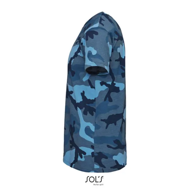  SOL'S CAMO MEN - ROUND COLLAR T-SHIRT - SOL'S Blue Camo #7E9CBF