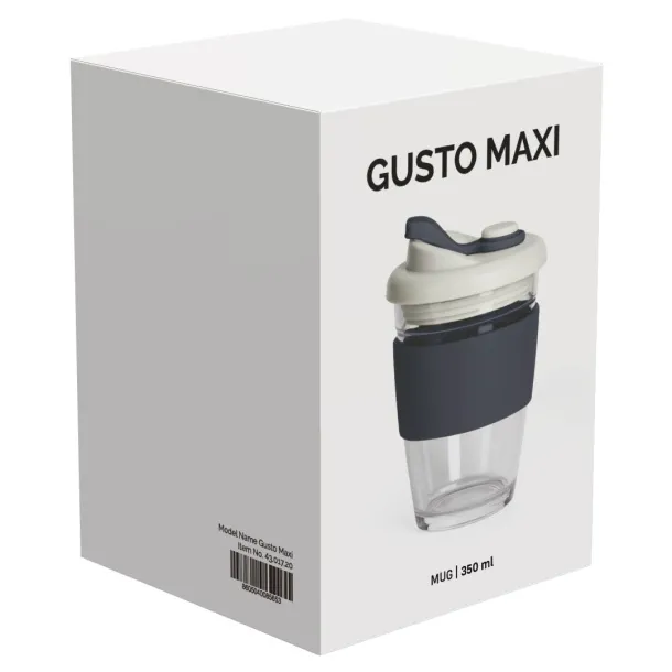 GUSTO MAXI Čaša s poklopcem, 350 ml - CASTELLI Blue