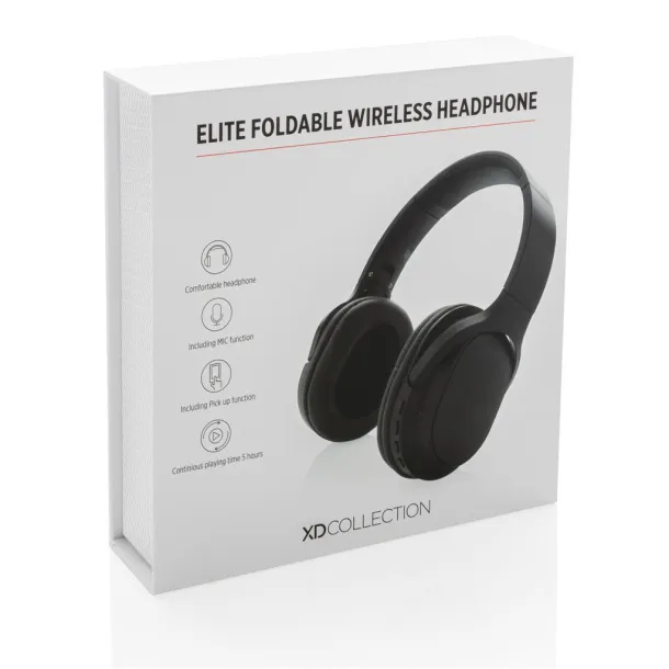  Elite Foldable wireless headphone - XD Collection Black 