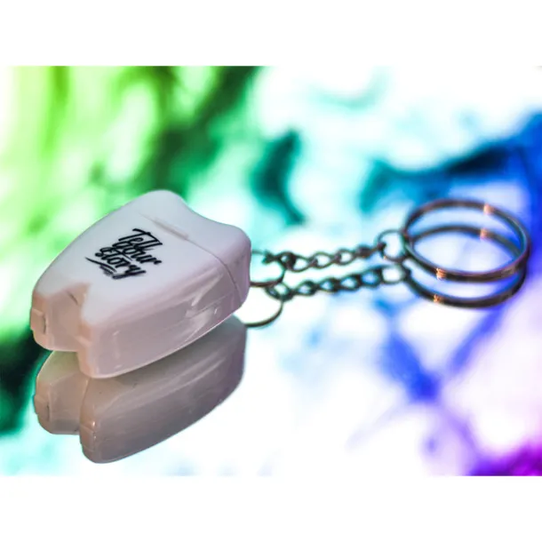 TOOTHY keychain with dental floss White