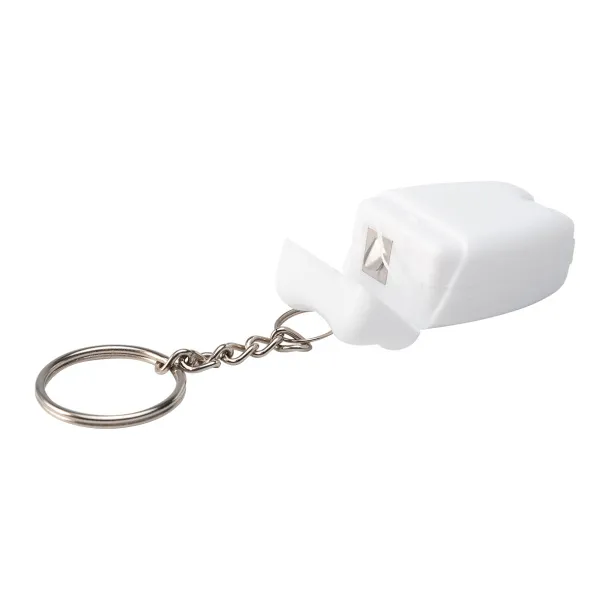 TOOTHY keychain with dental floss White