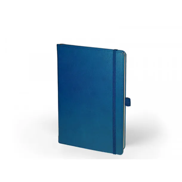 BUSINESS A5 notebook with elastic band and pen loop Royal blue