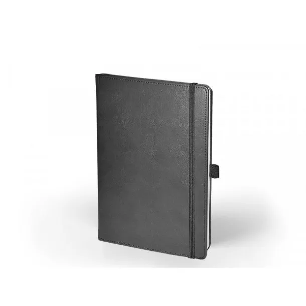 BUSINESS Notes sa elastičnom trakom i držačem olovke, A5 Siva