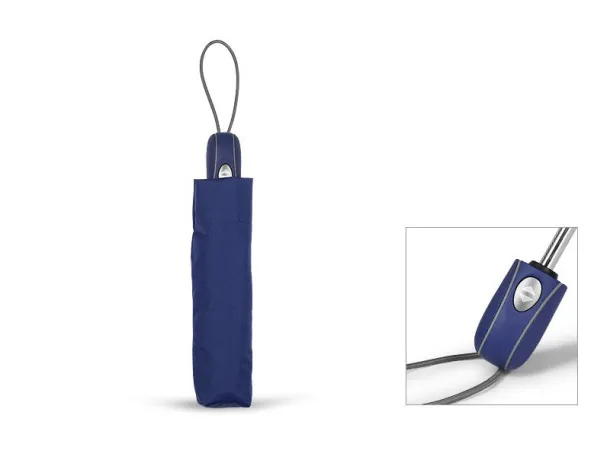 STRATO umbrella with automatic open and close system - CASTELLI Royal blue